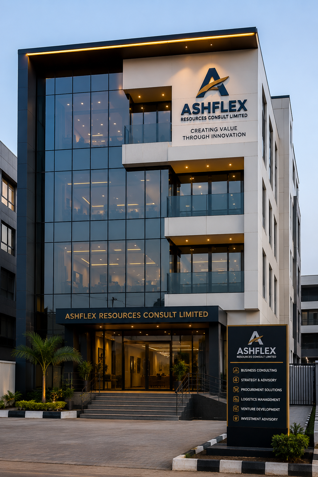 Ashflex Resources Consult Limited head office